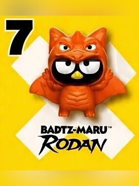 McDonald's badtz maru Rodan happy meal kids toy # 7 hello kitty godzilla